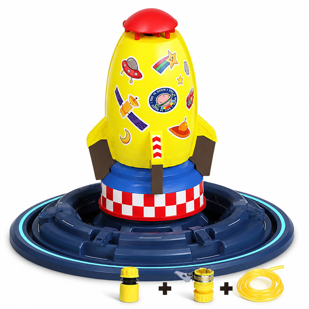 Powerful 9 Ft 10 In Water-Jet Fountain (Hose Attachment)