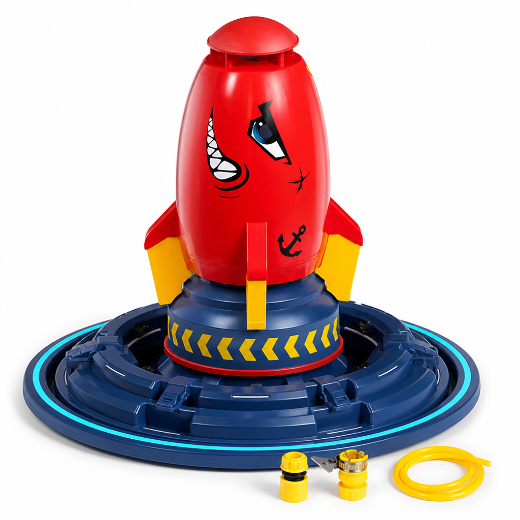 Powerful 9 Ft 10 In Water-Jet Fountain (Hose Attachment)