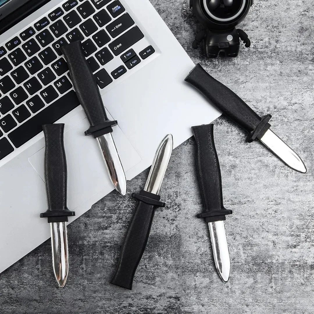 Prank Knife Prop Retractable Blade Lightweight Plastic Battery-Free