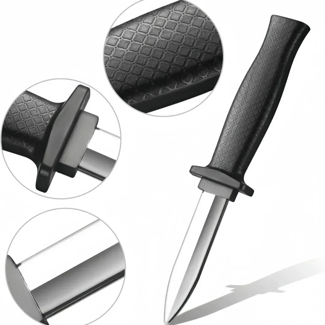 Prank Knife Prop Retractable Blade Lightweight Plastic Battery-Free