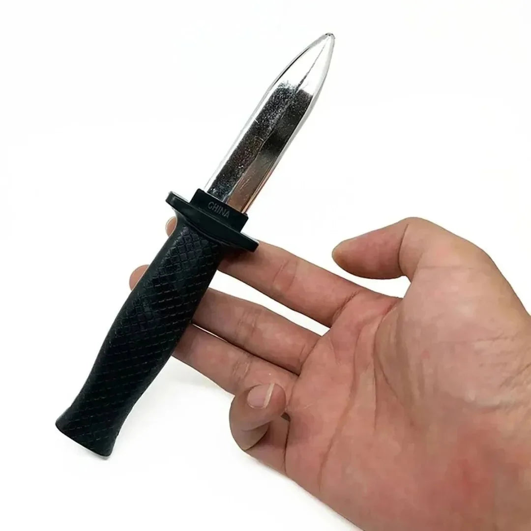 Prank Knife Prop Retractable Blade Lightweight Plastic Battery-Free