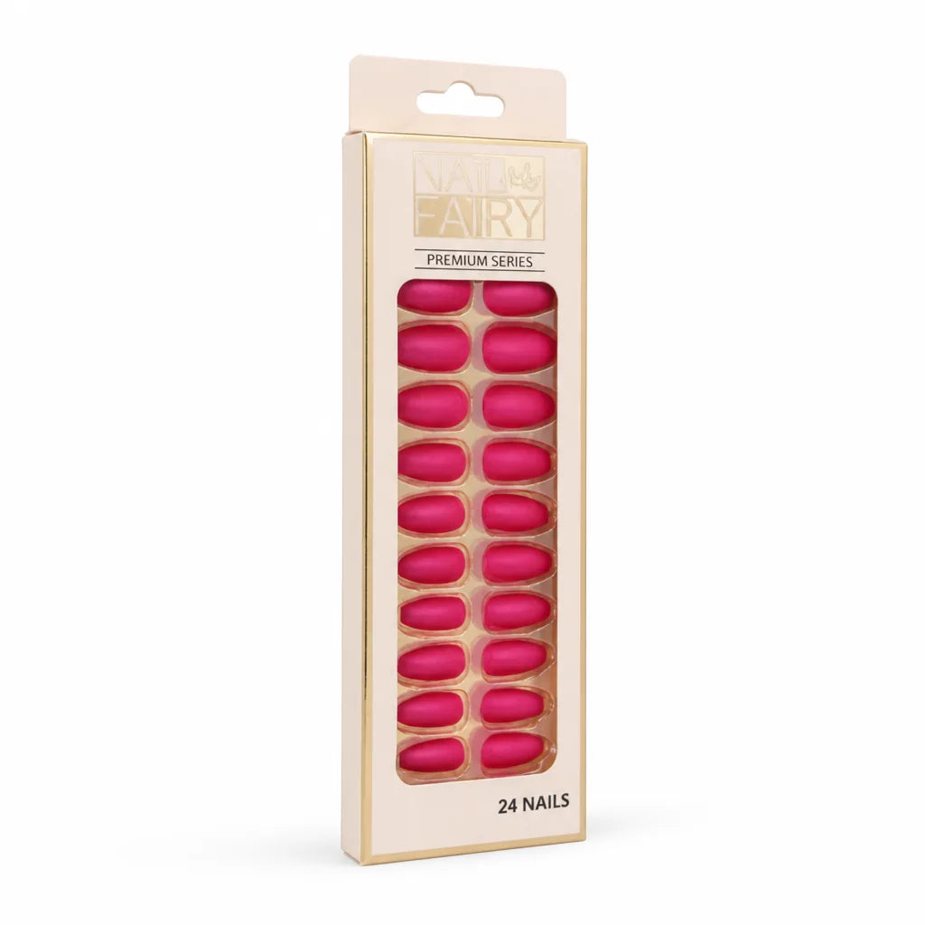 Press-On Nail Kit Reusable Jelly Gel Set of 24