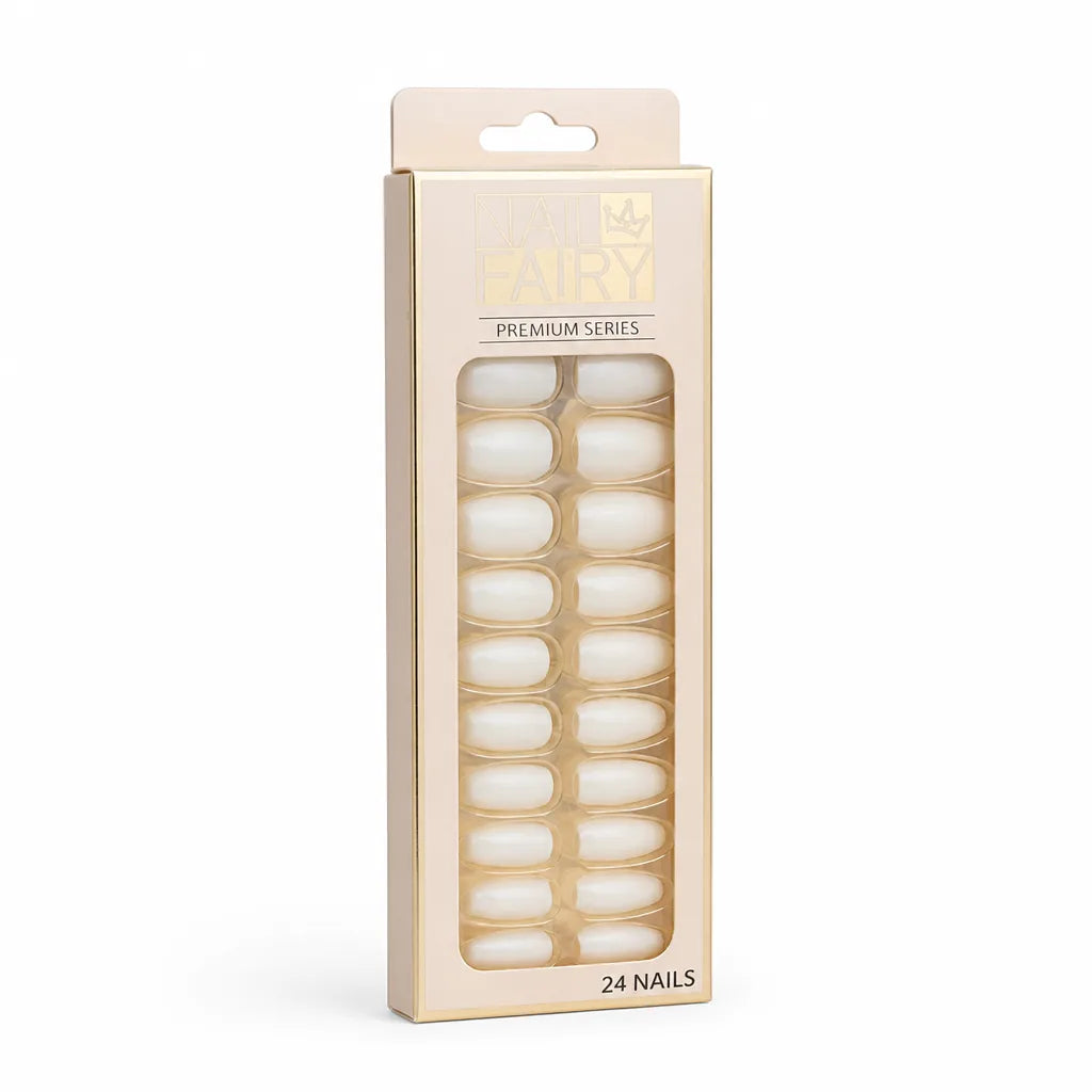 Press-On Nail Kit Reusable Jelly Gel Set of 24
