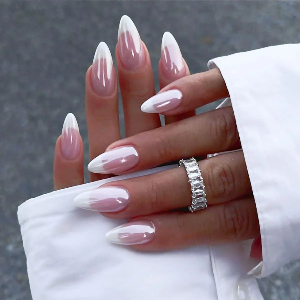 Press-On Nail Set Festive Reindeer & Candy Cane