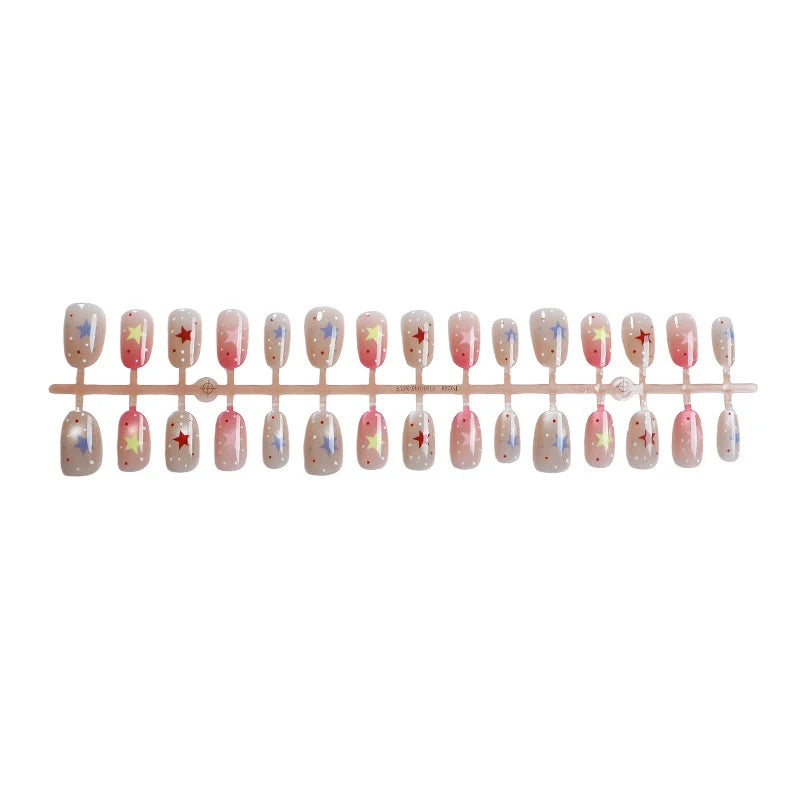 Press-On Nails Artistic Designs Peel-And-Stick