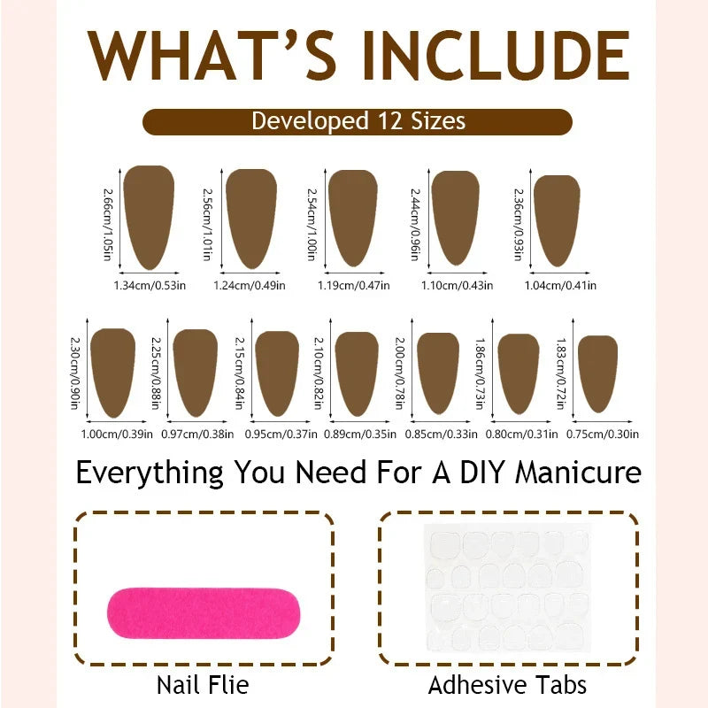 Press-On Nails Christmas Glitter Designs Easy Application