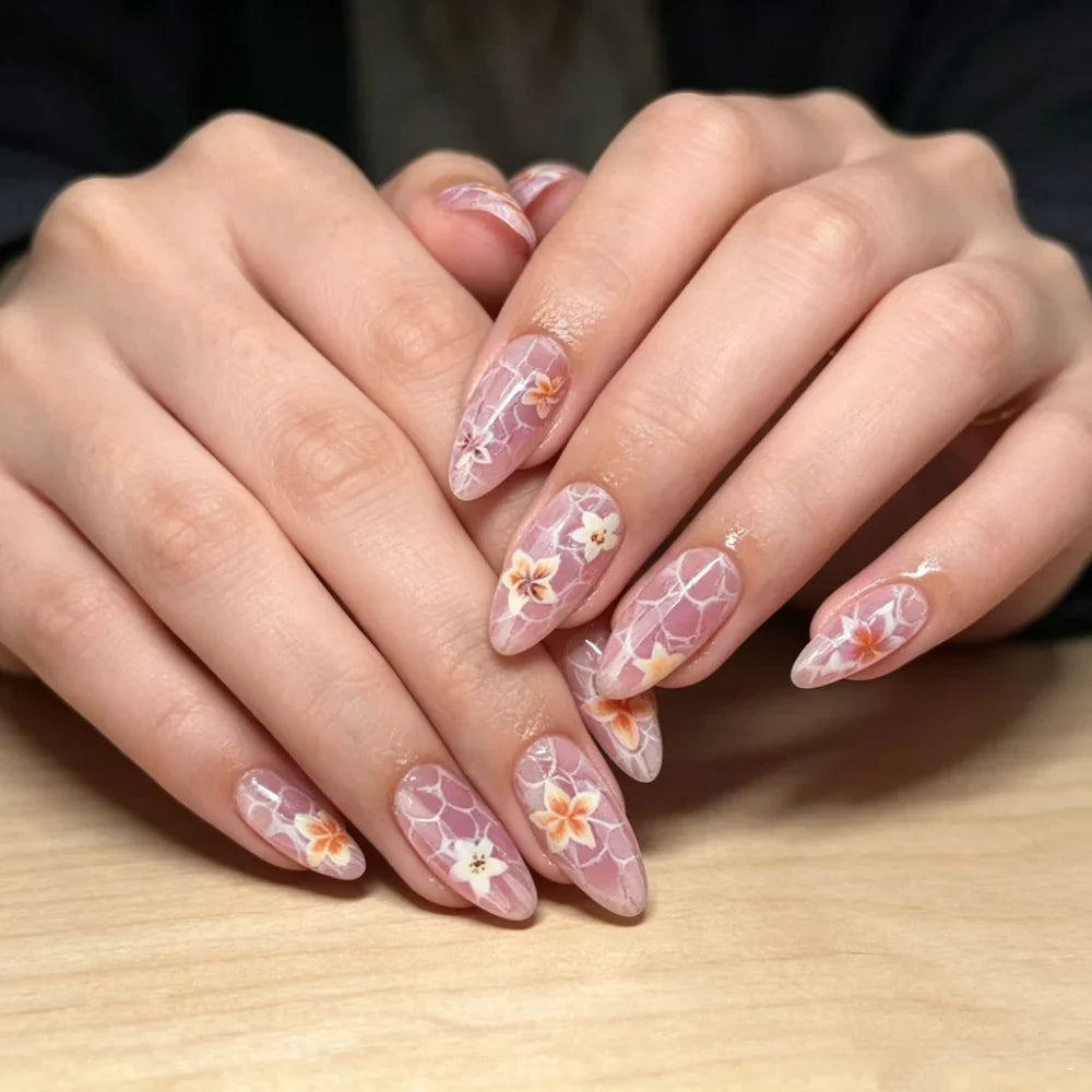 Press-On Nails Festive Designs Buffing Strips & Gel Polish