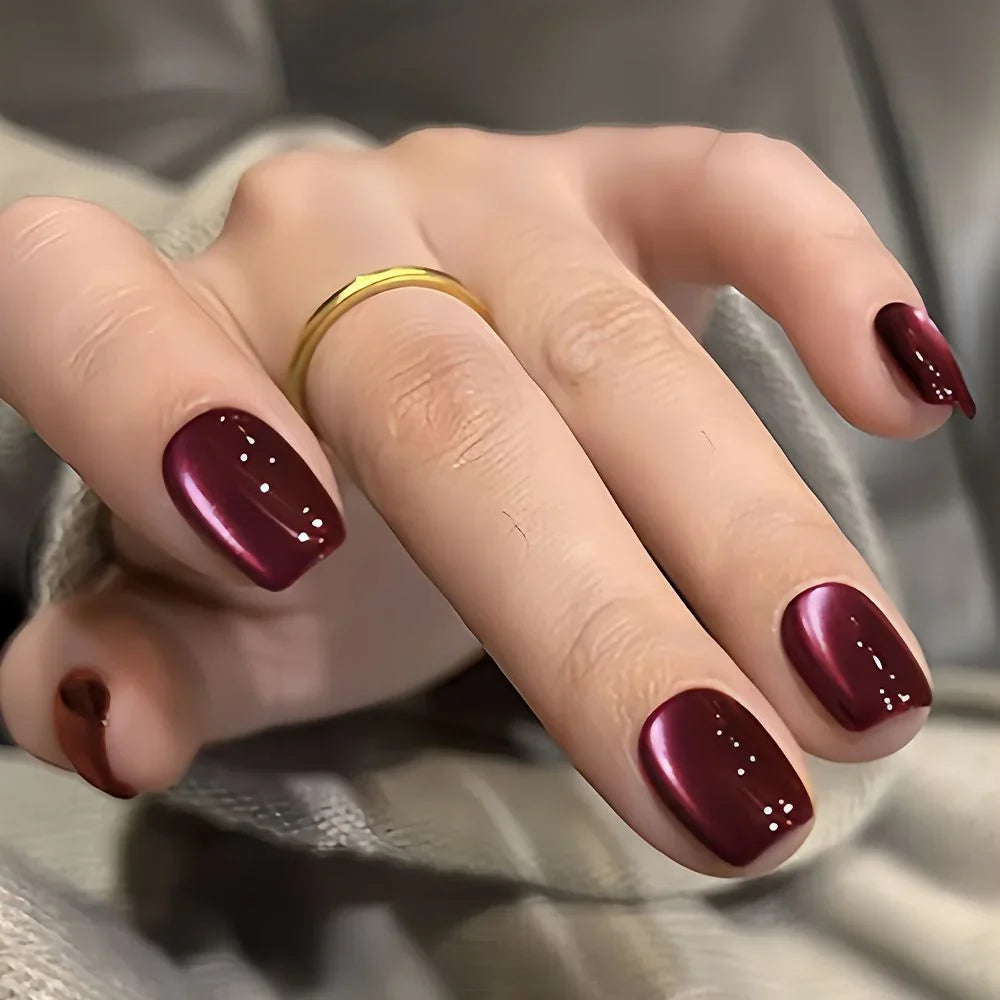 Press-On Nails Festive Designs Buffing Strips & Gel Polish