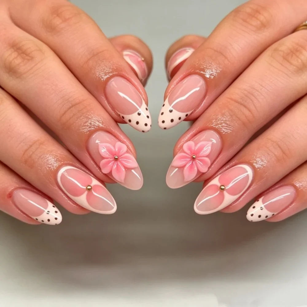 Press-On Nails Festive Designs Gel Polish & Buffing Strips