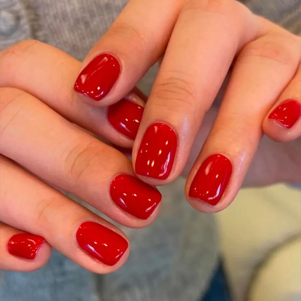 Press-On Nails Festive Designs Gel Polish & Buffing Strips