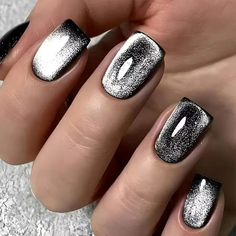 Press-On Nails Festive Designs Gel Polish & Buffing Strips