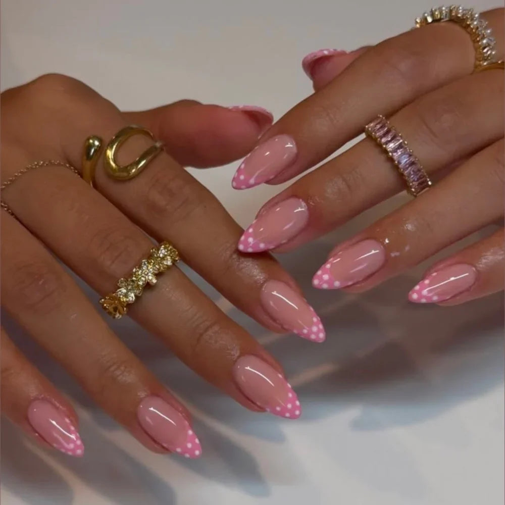 Press-On Nails Festive Designs Gel Polish & Buffing Strips