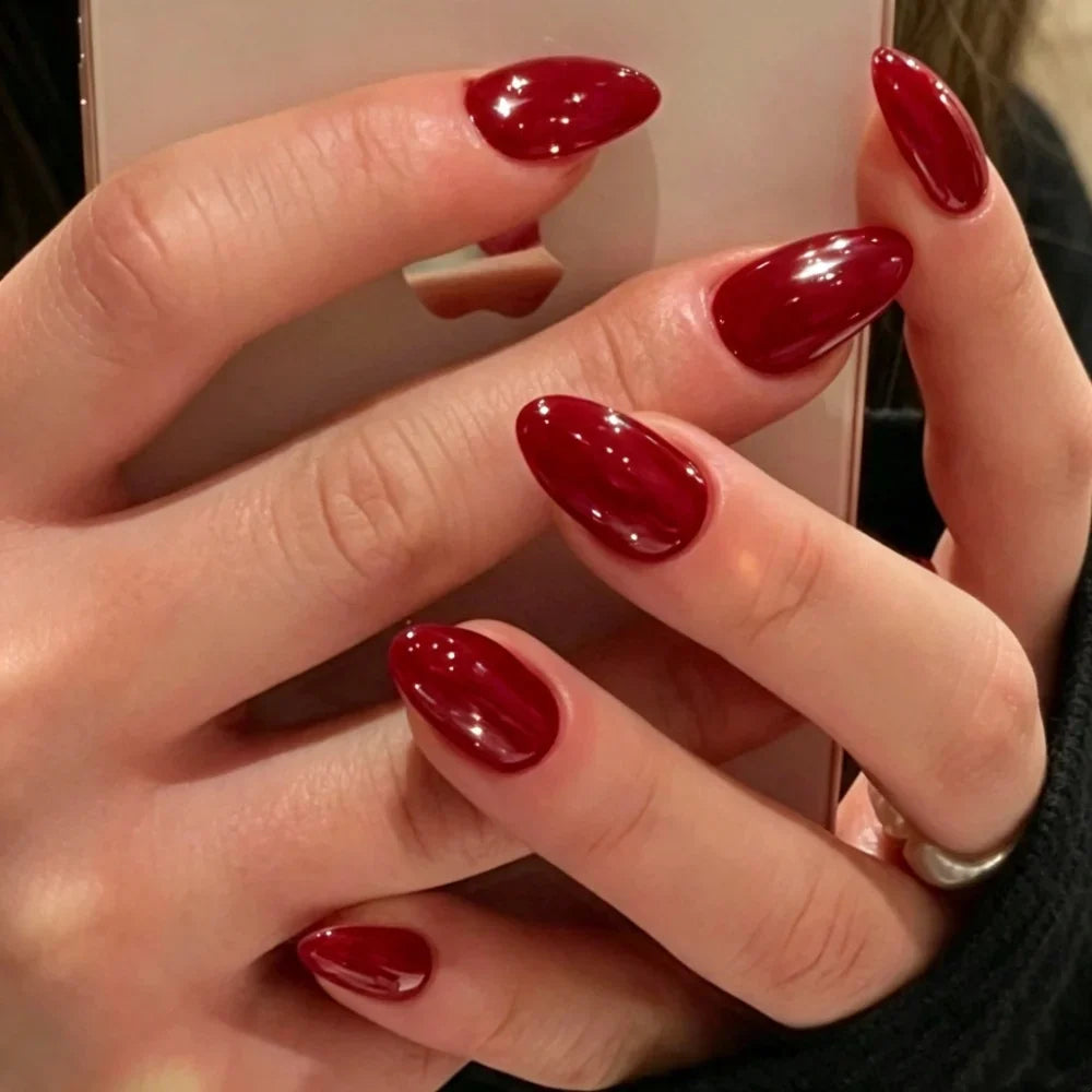 Press-On Nails Festive Designs Gel Polish & Buffing Strips
