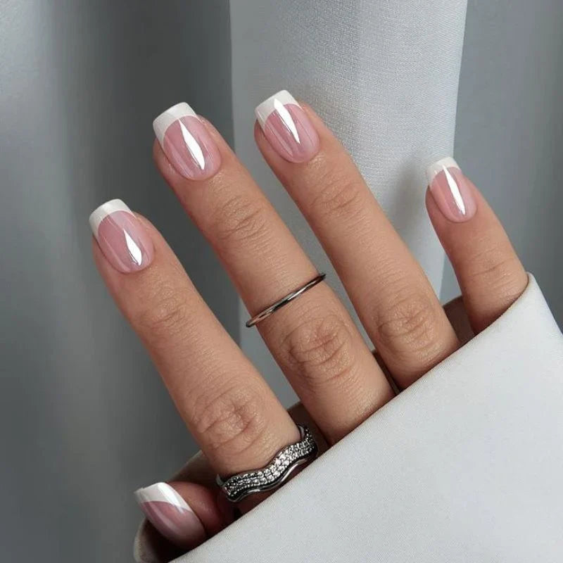 Press-On Nails Holiday Designs Peel-And-Press Reusable
