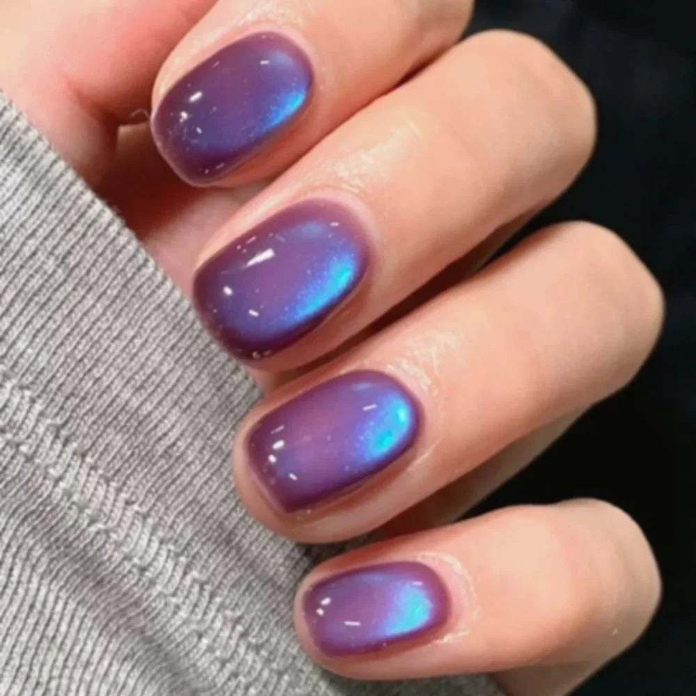 Press-On Nails Holiday Designs Peel-And-Press Reusable