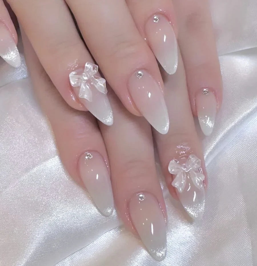 Press-On Nails Holiday Designs Peel-And-Press Reusable