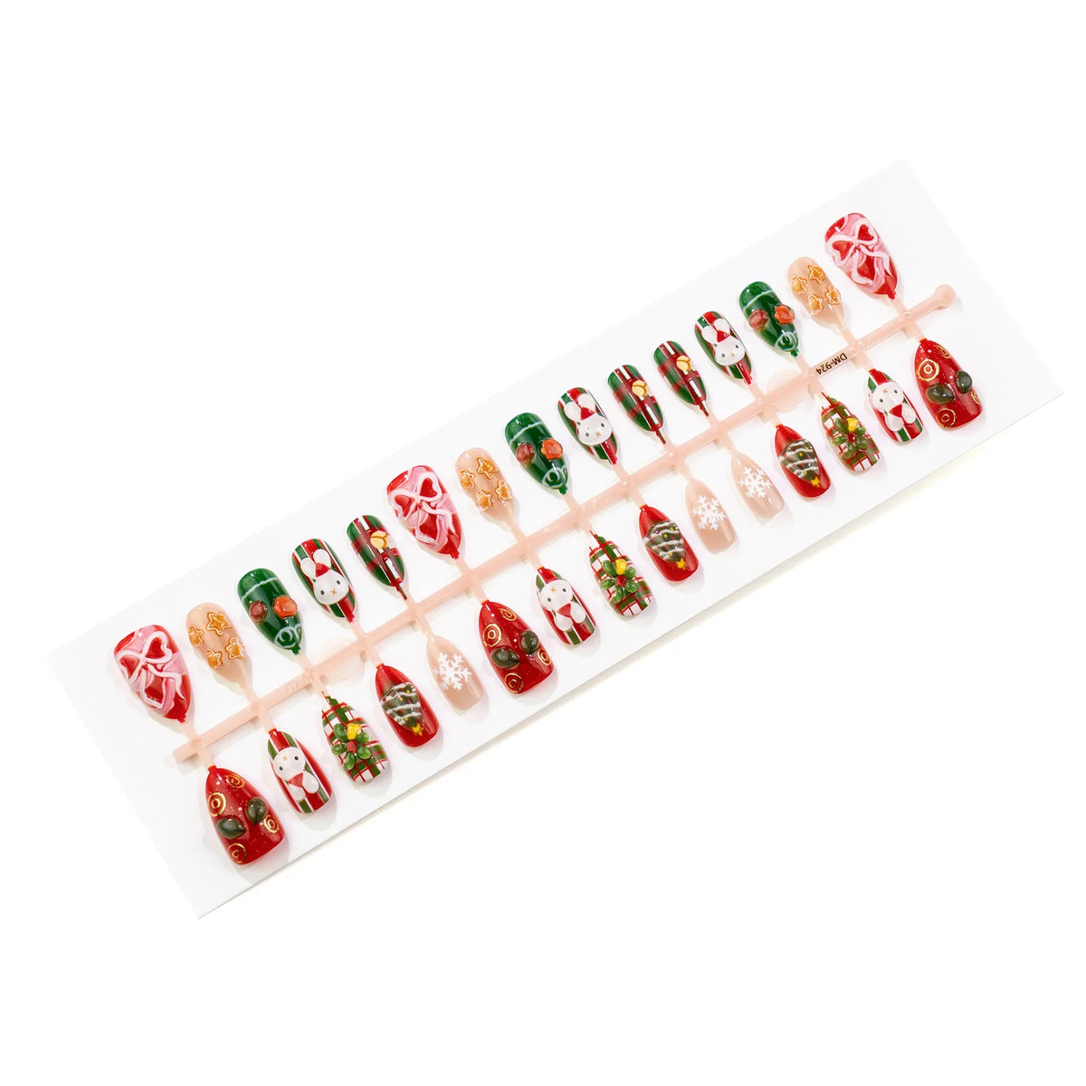 Press-On Nails Holiday Motifs Peel & Press Long-Lasting
