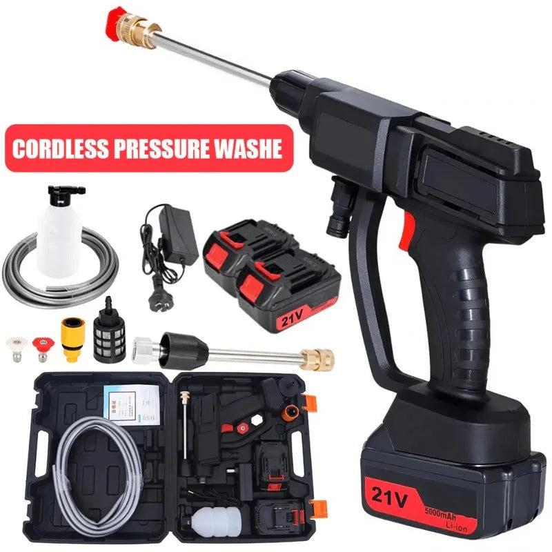 Pressure Washer Cordless High-Pressure 23-Hour Runtime
