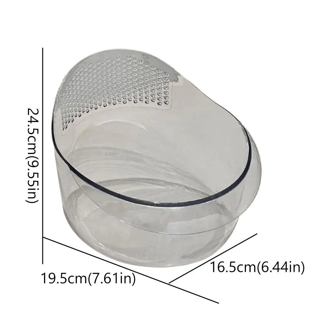 Produce Colander Fine-Filter Tilted Easy-Drain Design