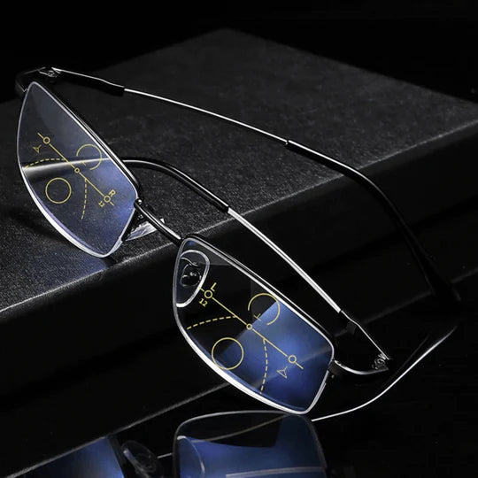 Progressive Eyeglasses Photochromic Blue Light Filter