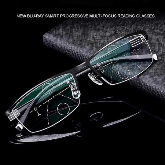 Progressive Eyeglasses Photochromic Blue Light Filter