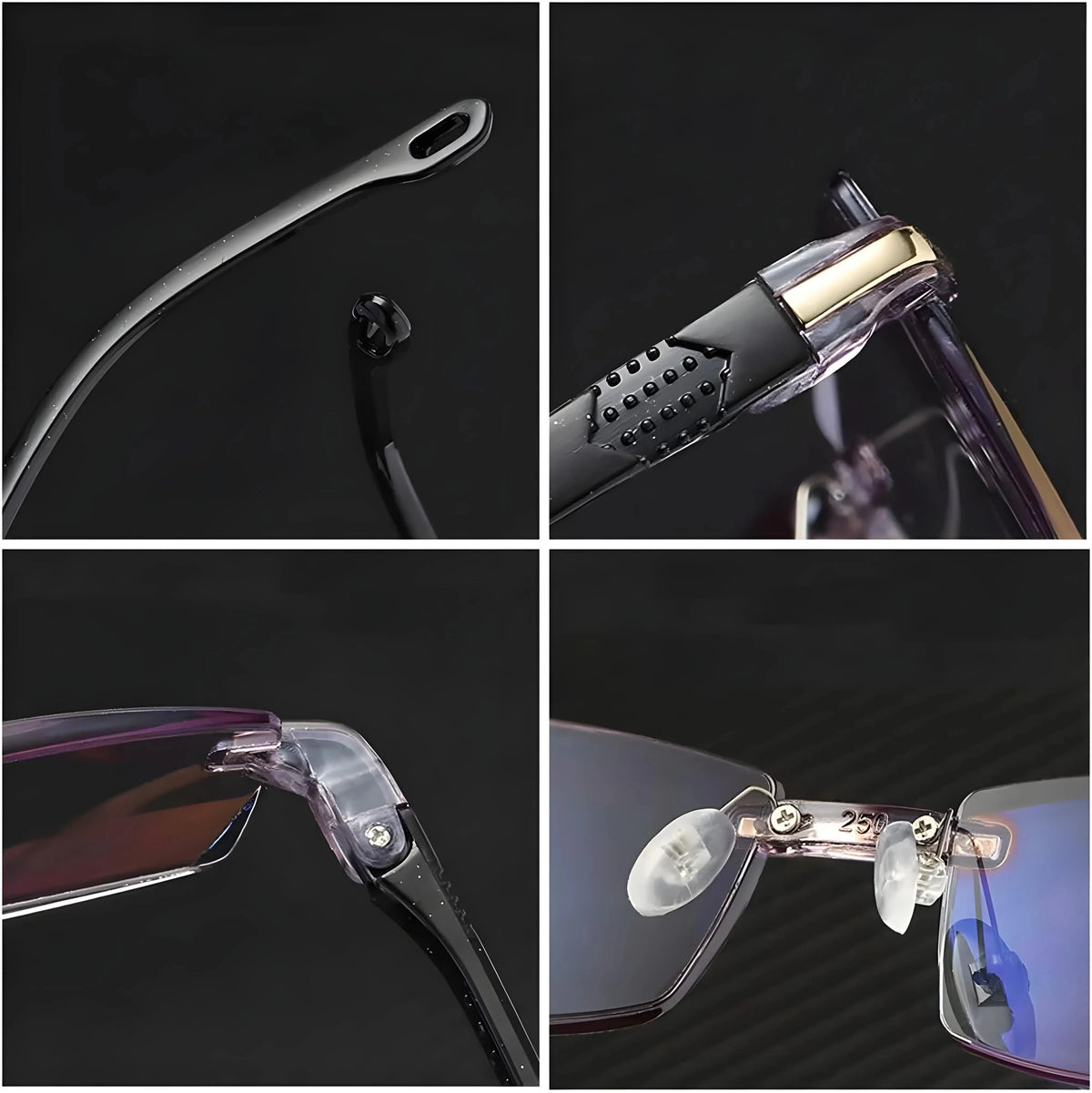 Progressive Glasses Blue Light Filtering UV400 Protection Anti-Reflective Lenses