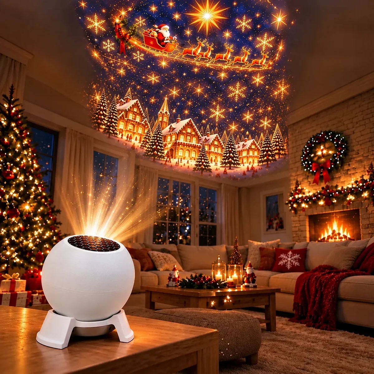 Projection Night Light USB-Powered Themed Scenes