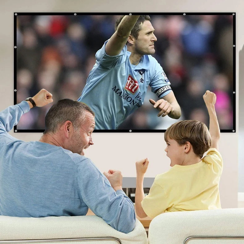 Projection Screen Matte Canvas Indoor & Outdoor Use
