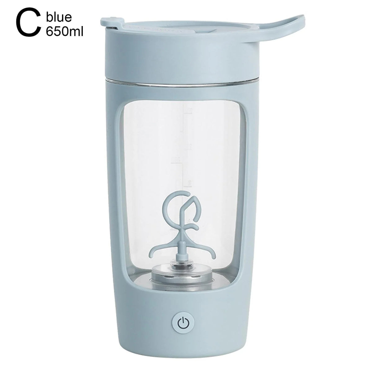 Protein Shaker Bottle Electric BPA-Free 22 Oz Self-Cleaning
