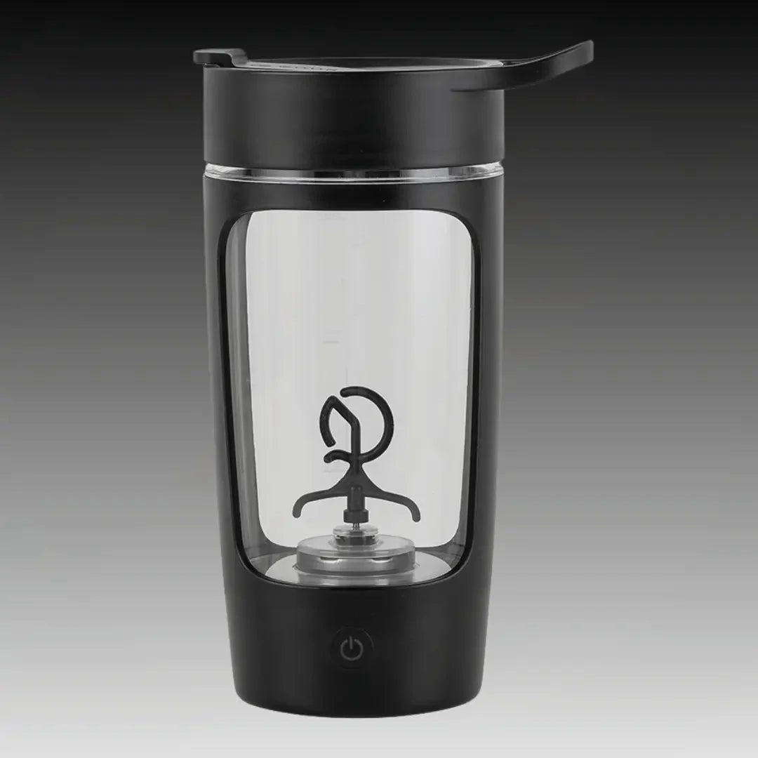 Protein Shaker Bottle USB Rechargeable Vortex Mixing Leakproof Lid
