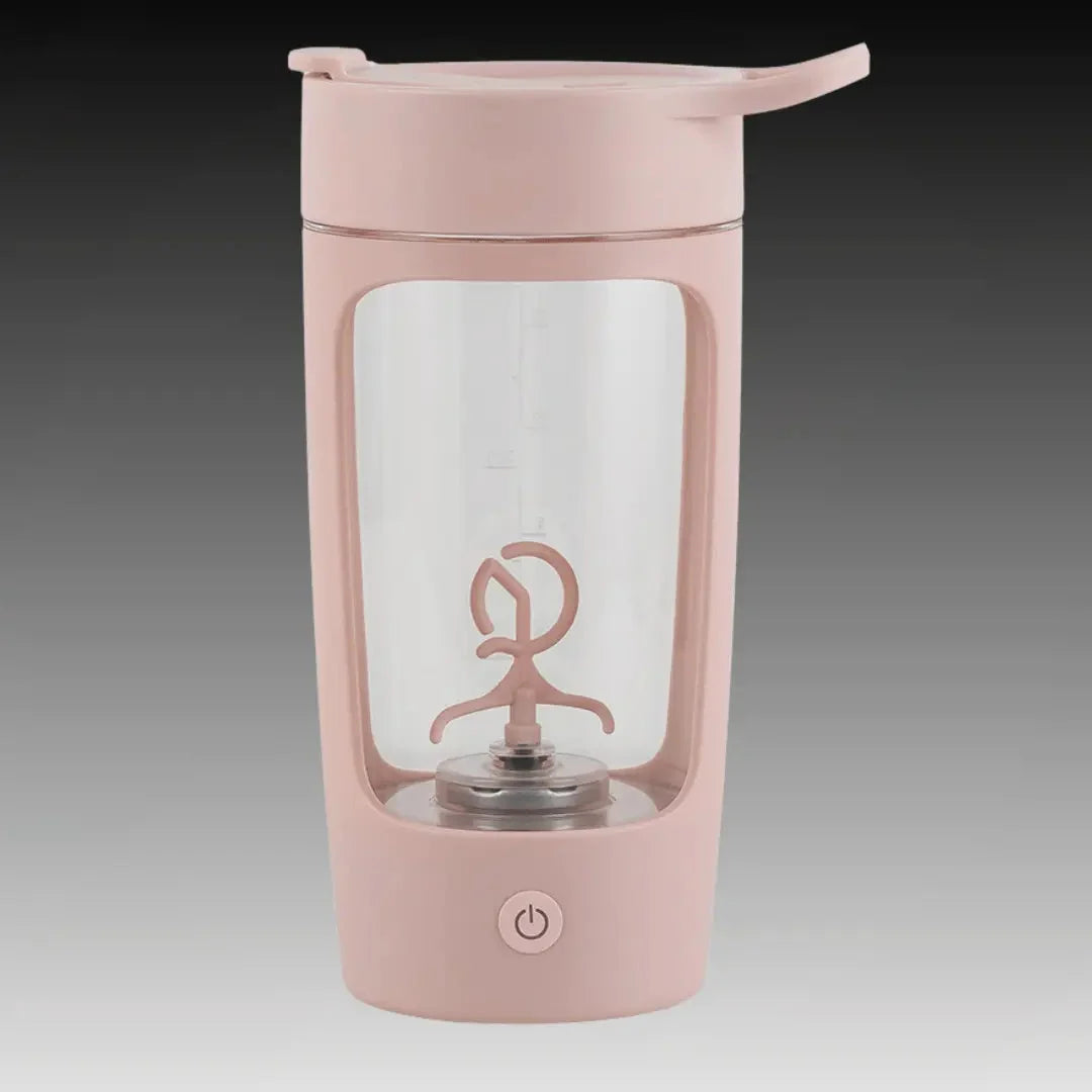 Protein Shaker Bottle USB Rechargeable Vortex Mixing Leakproof Lid