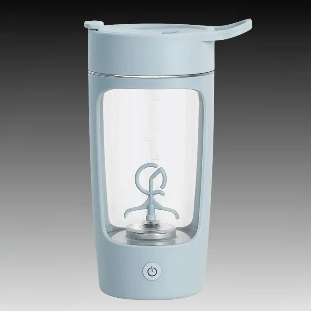 Protein Shaker Bottle USB Rechargeable Vortex Mixing Leakproof Lid