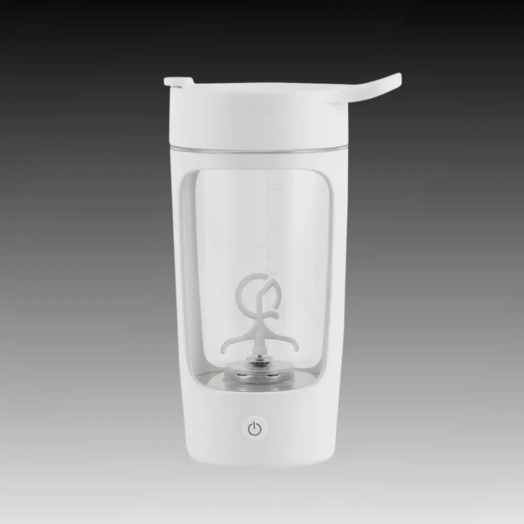 Protein Shaker Bottle USB Rechargeable Vortex Mixing Leakproof Lid