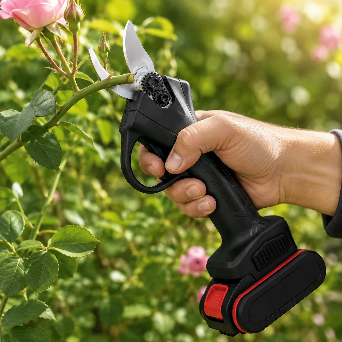 Pruning Shears Motorized & Cordless Safety Lock