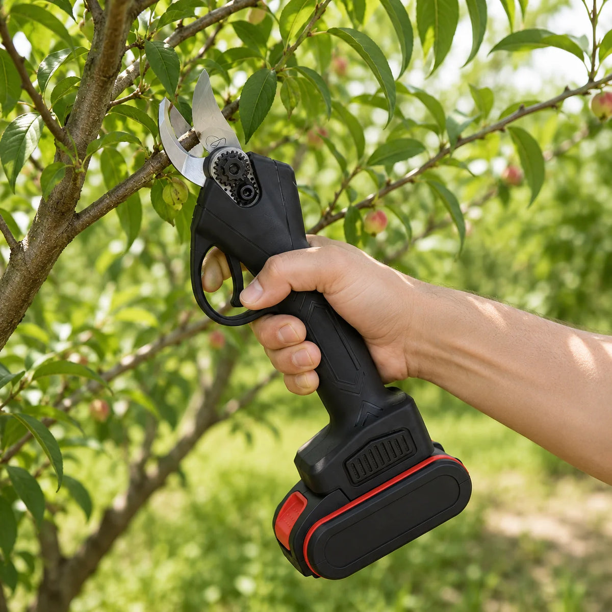 Pruning Shears Motorized & Cordless Safety Lock
