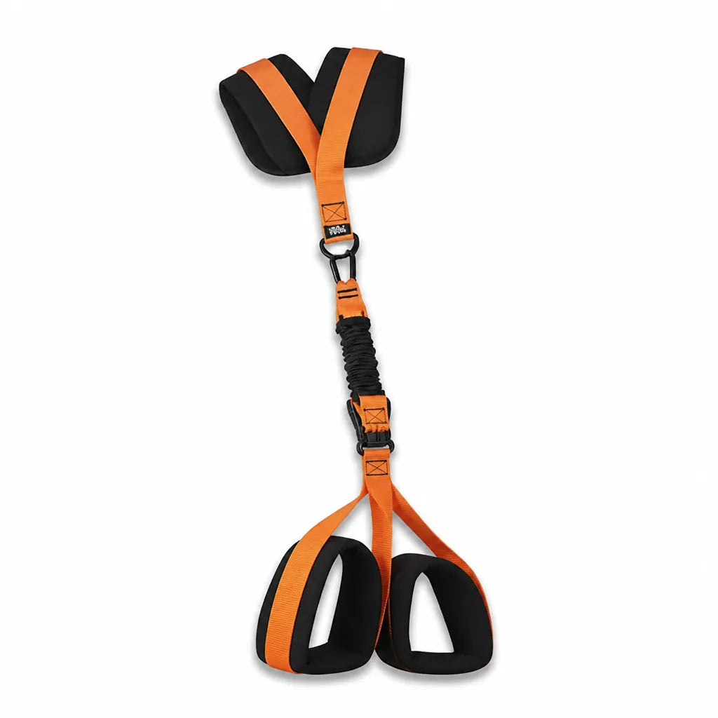 Pull-Up Assistance Bands Double-Foot Stabilizing & 150 lb Resistance