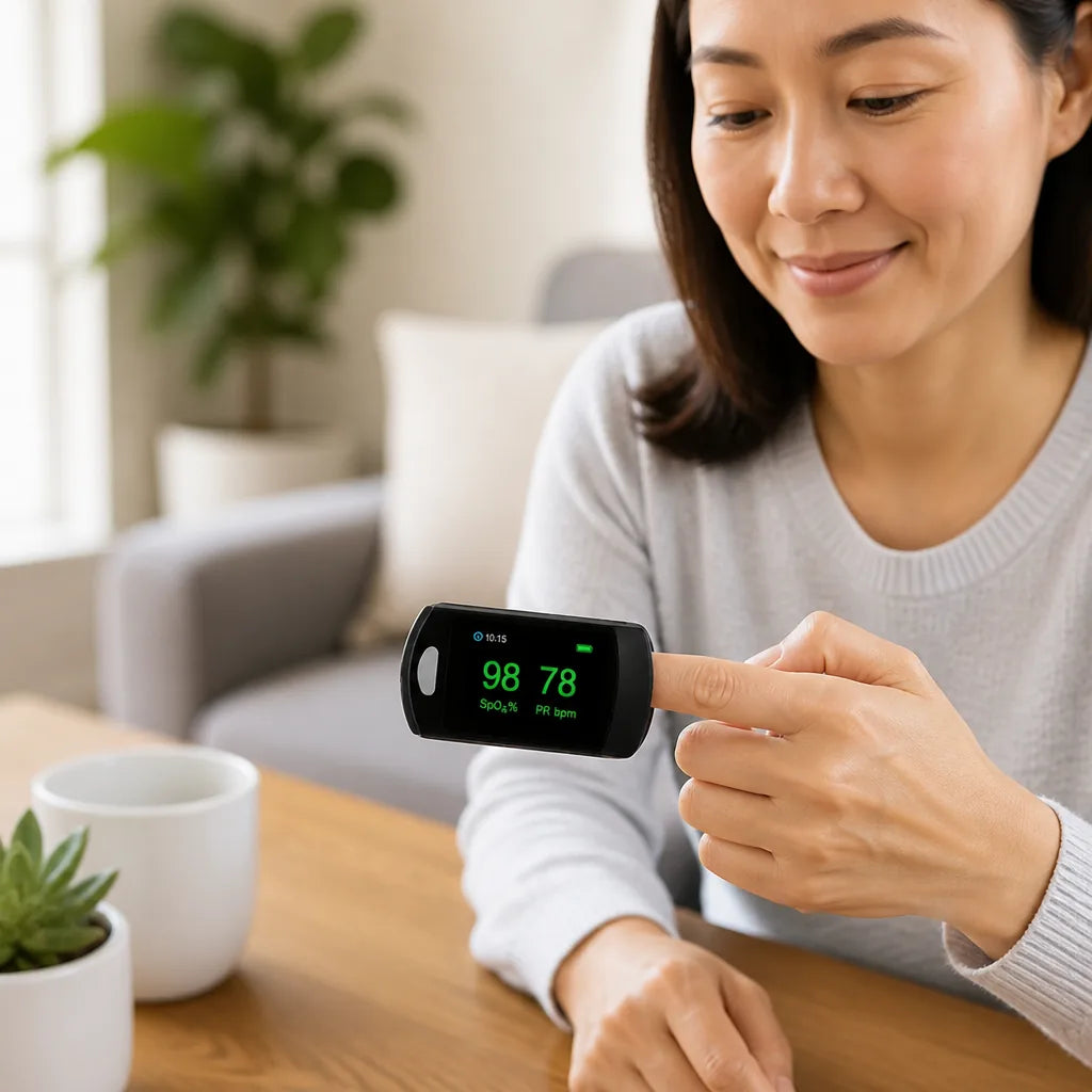 Pulse Oximeter Fingertip 5-Second SpO2 & Heart Rate