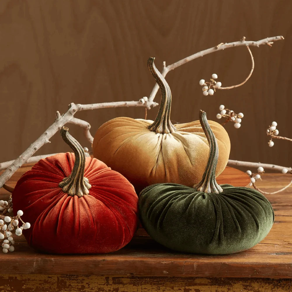 Pumpkin Decor Velvet Plush Cushion To**