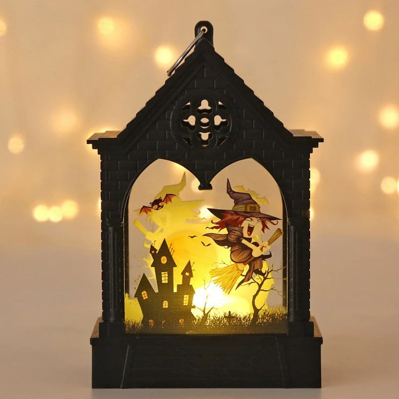 Pumpkin Lantern Flameless LED Hanging Eco-Friendly Plastic
