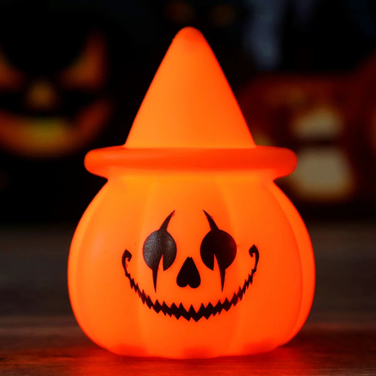 Pumpkin Tabletop Light Soft LED Compact