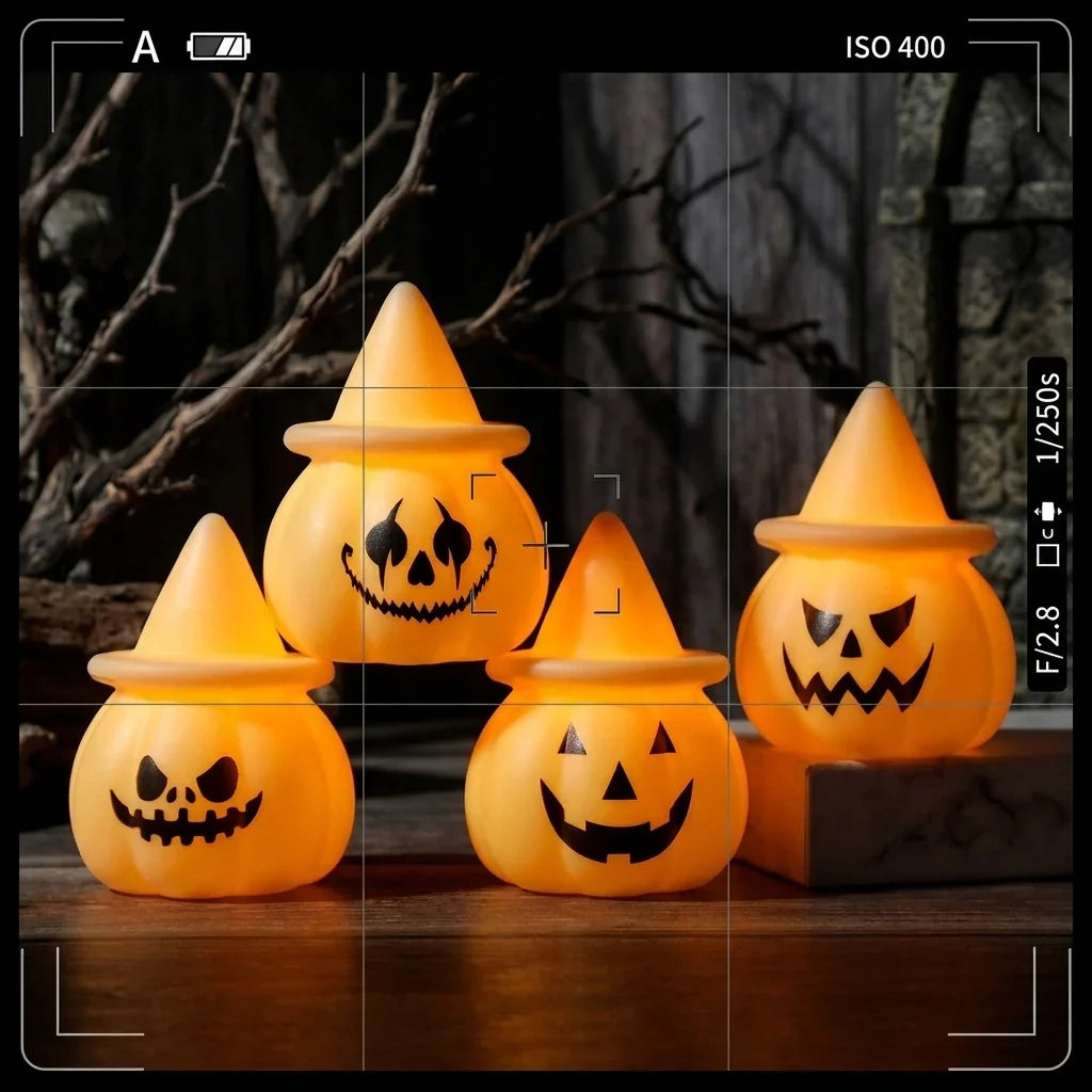 Pumpkin Tabletop Light Soft LED Compact