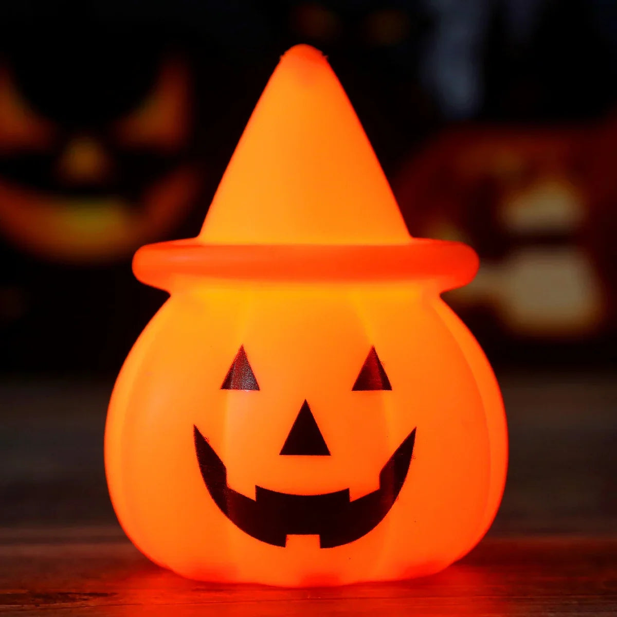 Pumpkin Tabletop Light Soft LED Compact