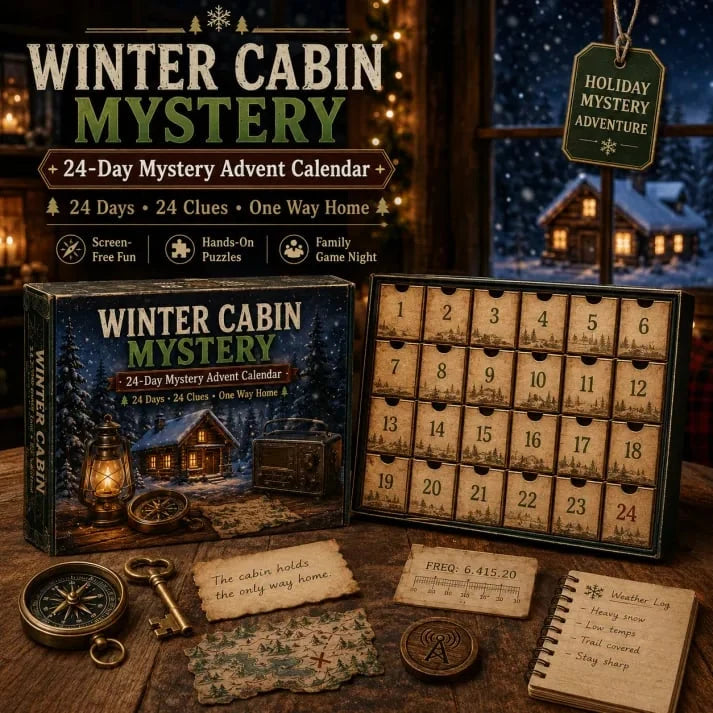 Puzzle Advent Calendar 24-Day Screen-Free Mystery