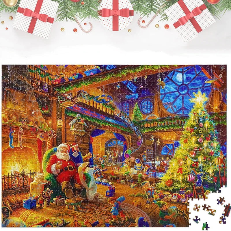 Puzzle Advent Calendar Winter Scene 24 Day 1008 Pieces