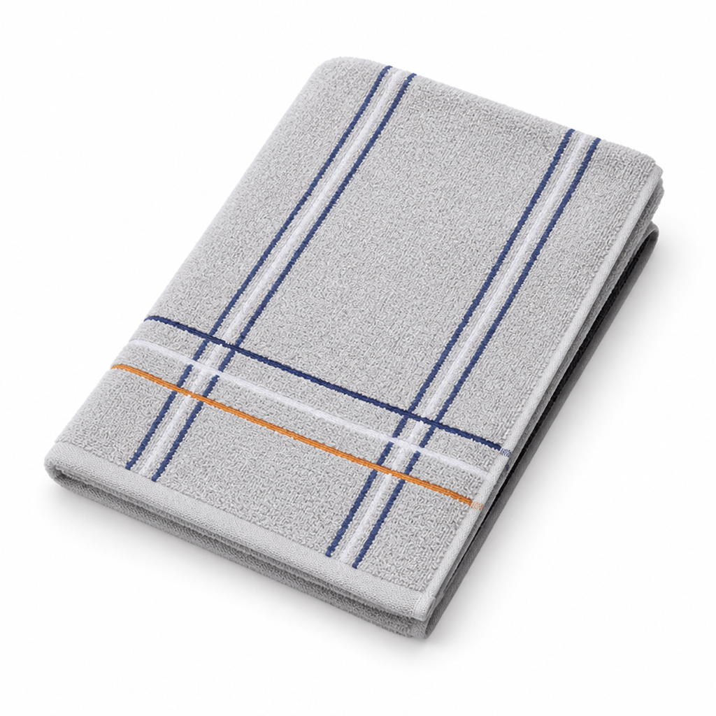 Quick-Dry Cotton Terry Bath Towel (Machine Washable)