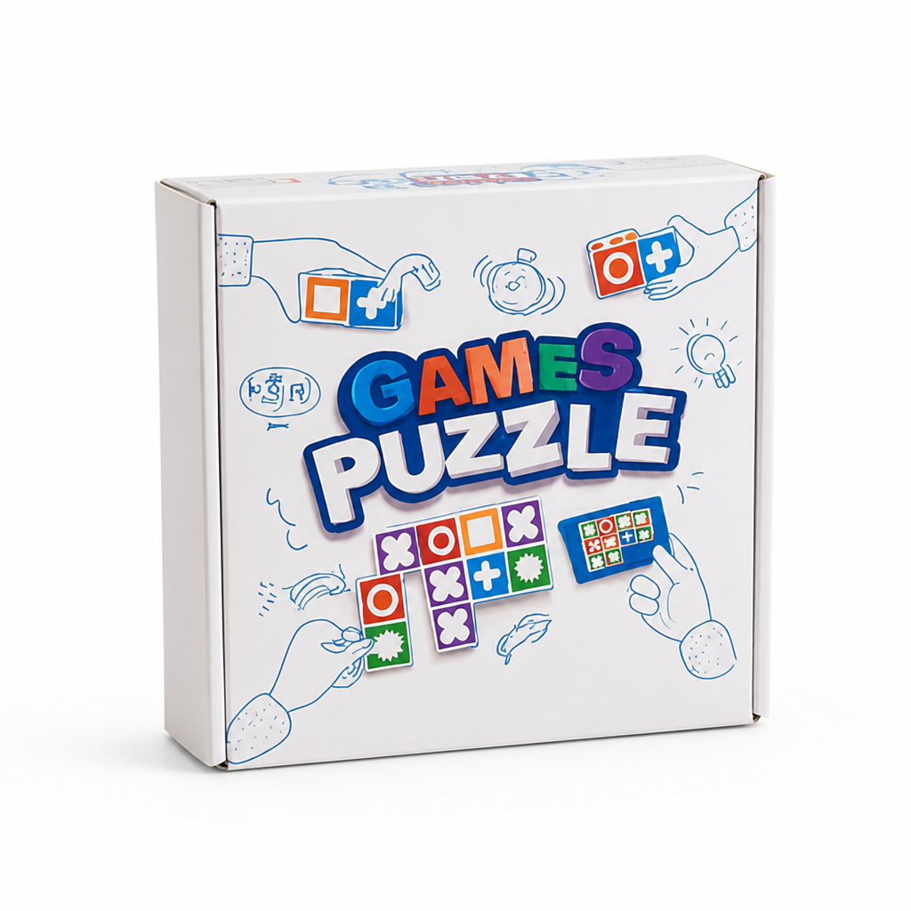 Quick-Play & Durable Symbol Dice Logic Game (Ages 7+)