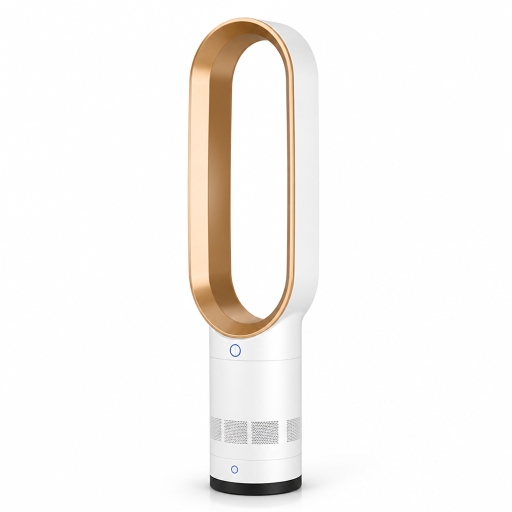 Quiet Bladeless Oscillating Fan (Remote & Timer)