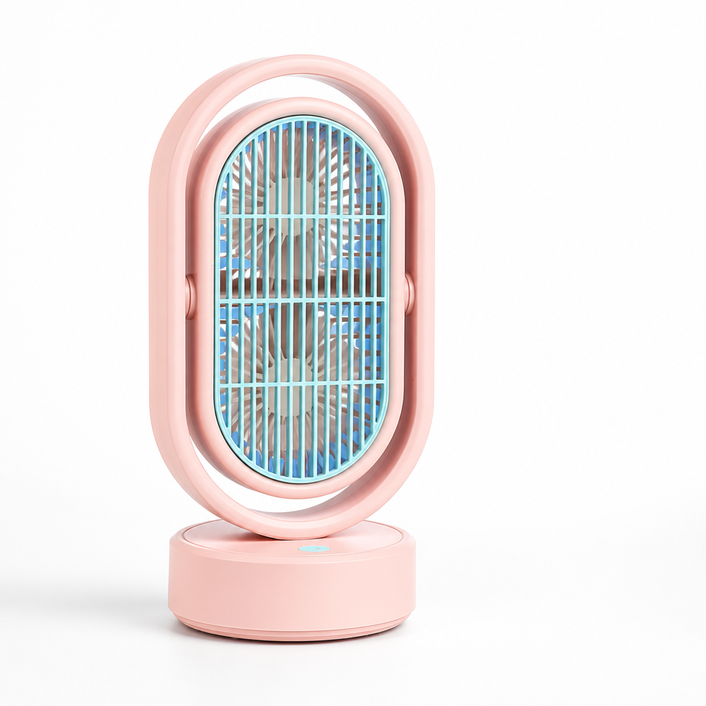 Quiet & Energy-Efficient Rotating Portable Fan