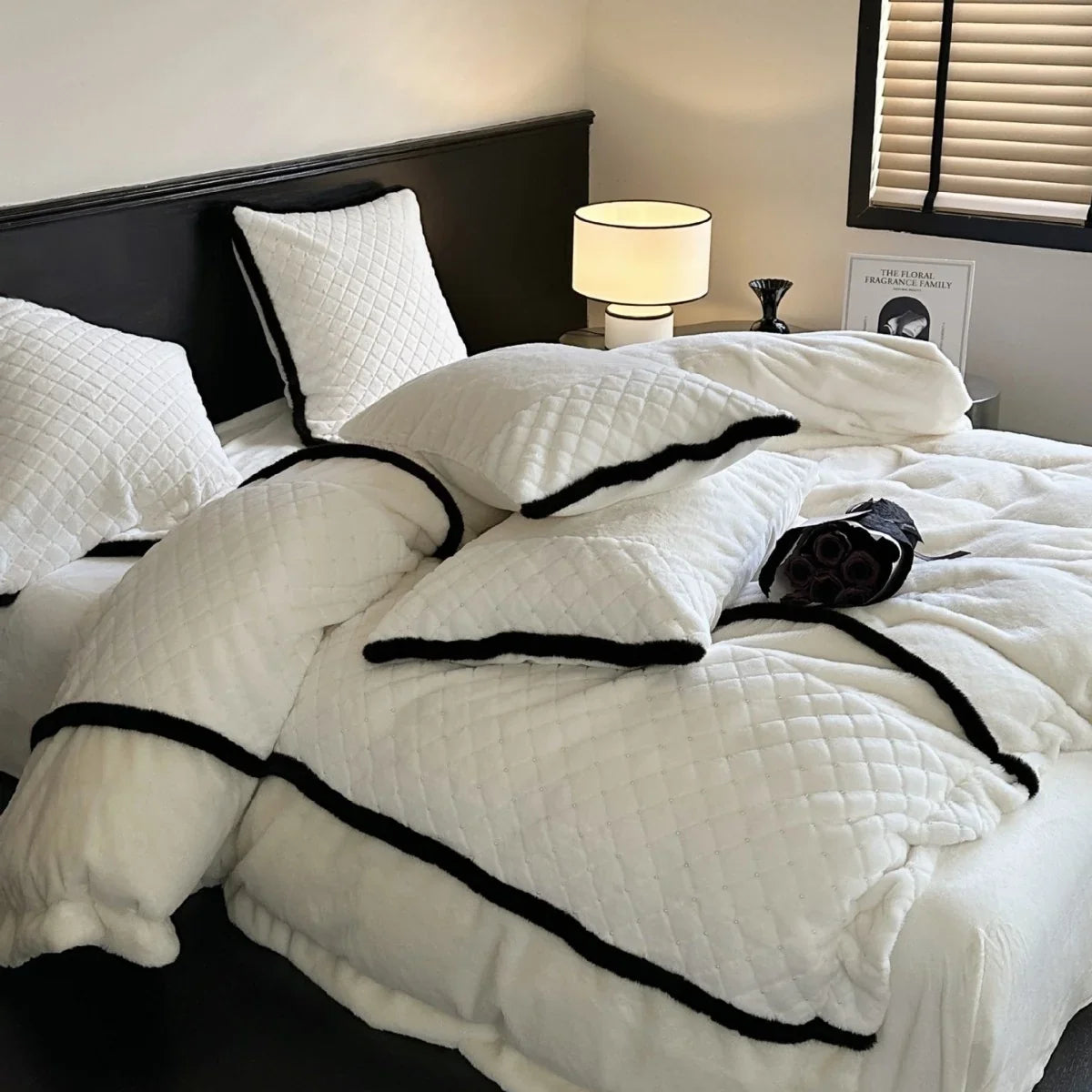 Quilted Bedding Set Velvety Finish Hypoallergenic & Machine Washable