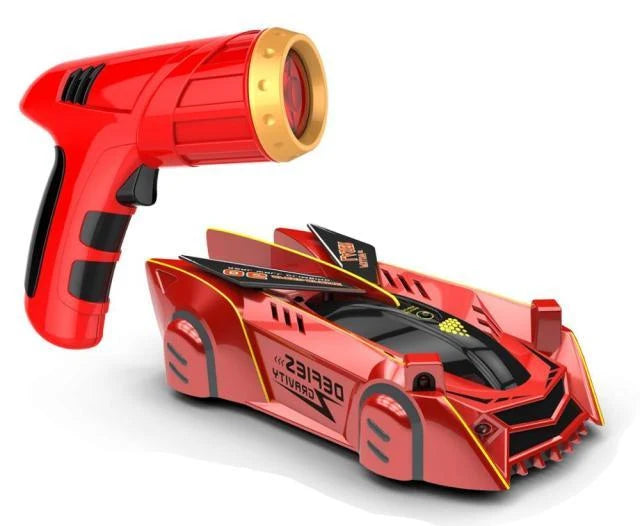RC Car Wall-Climbing Laser Pointer Control